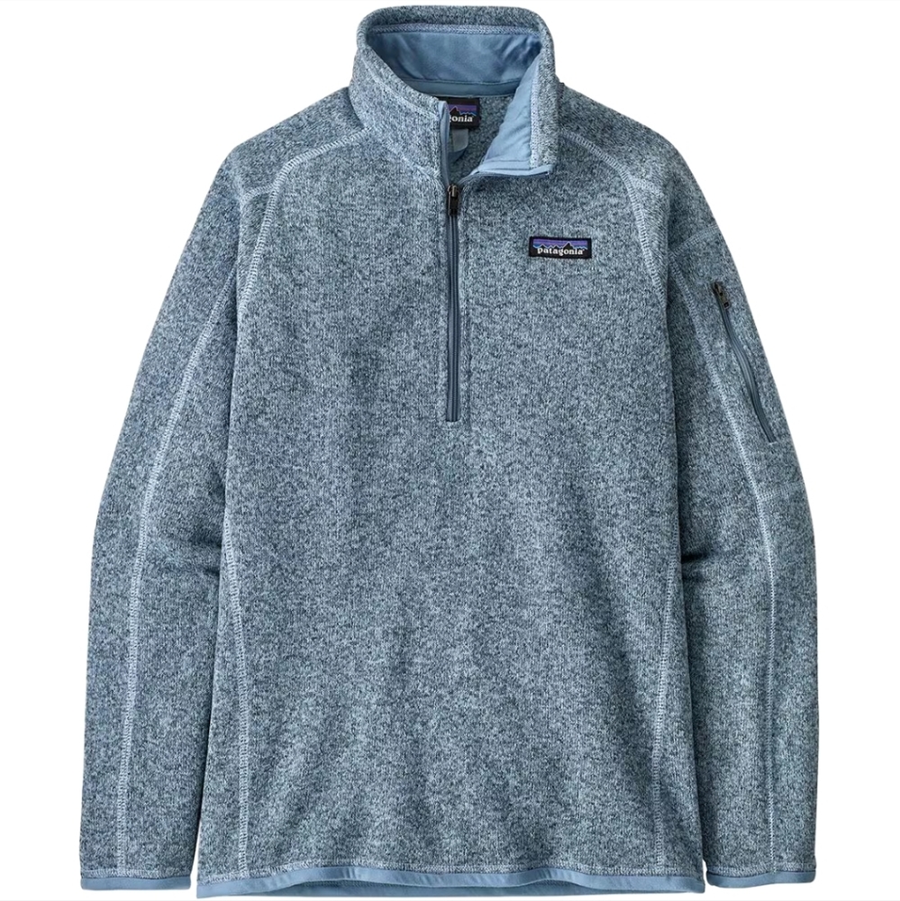 Patagonia Better Sweater Fleece 1/4 Zip Pullover Steam Blue